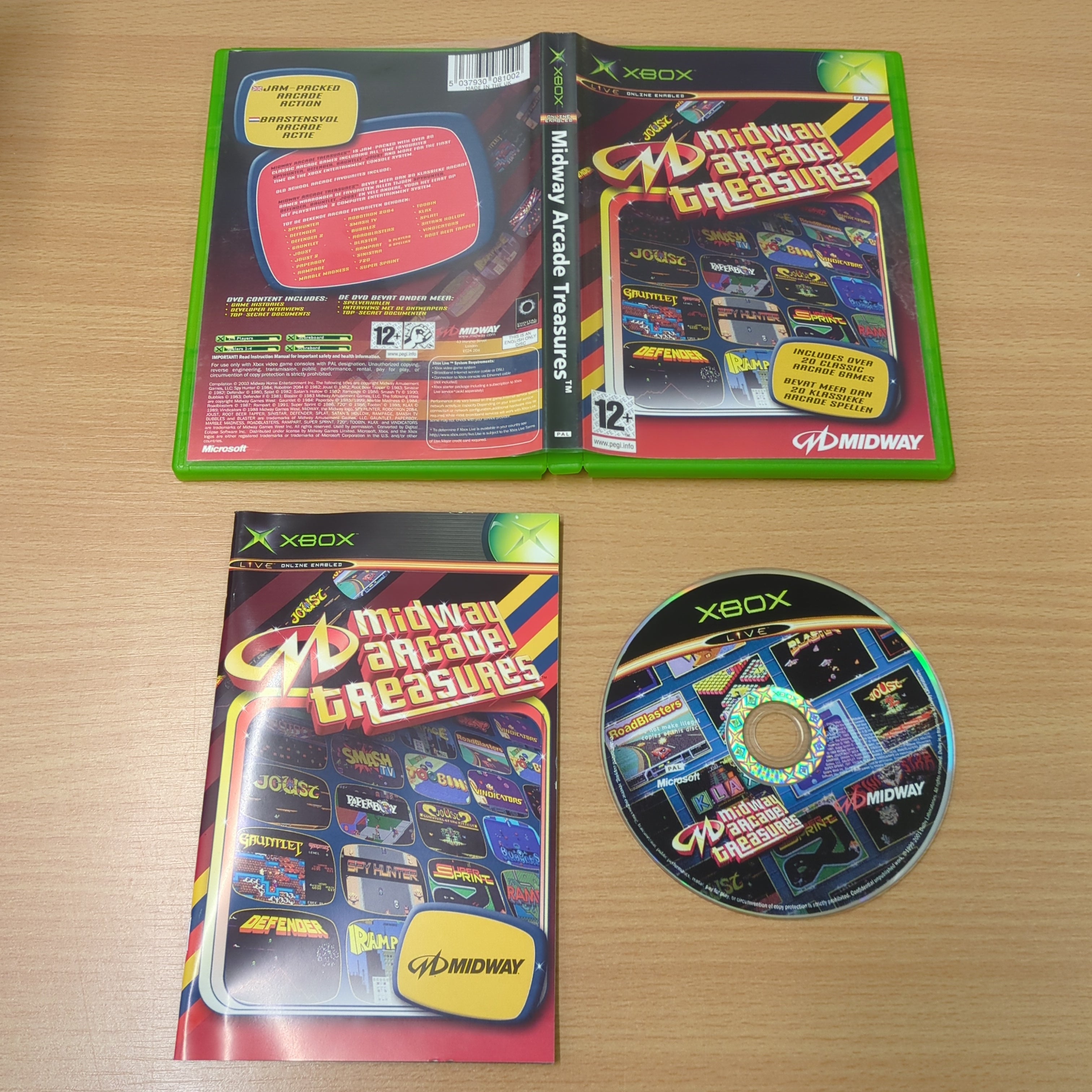 Midway Arcade Treasures original Xbox game Midway Arcade Treasures original Xbox game